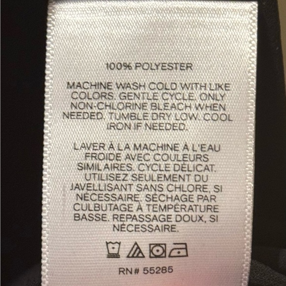 Express Black V-Neck Top - Picture 5 of 5